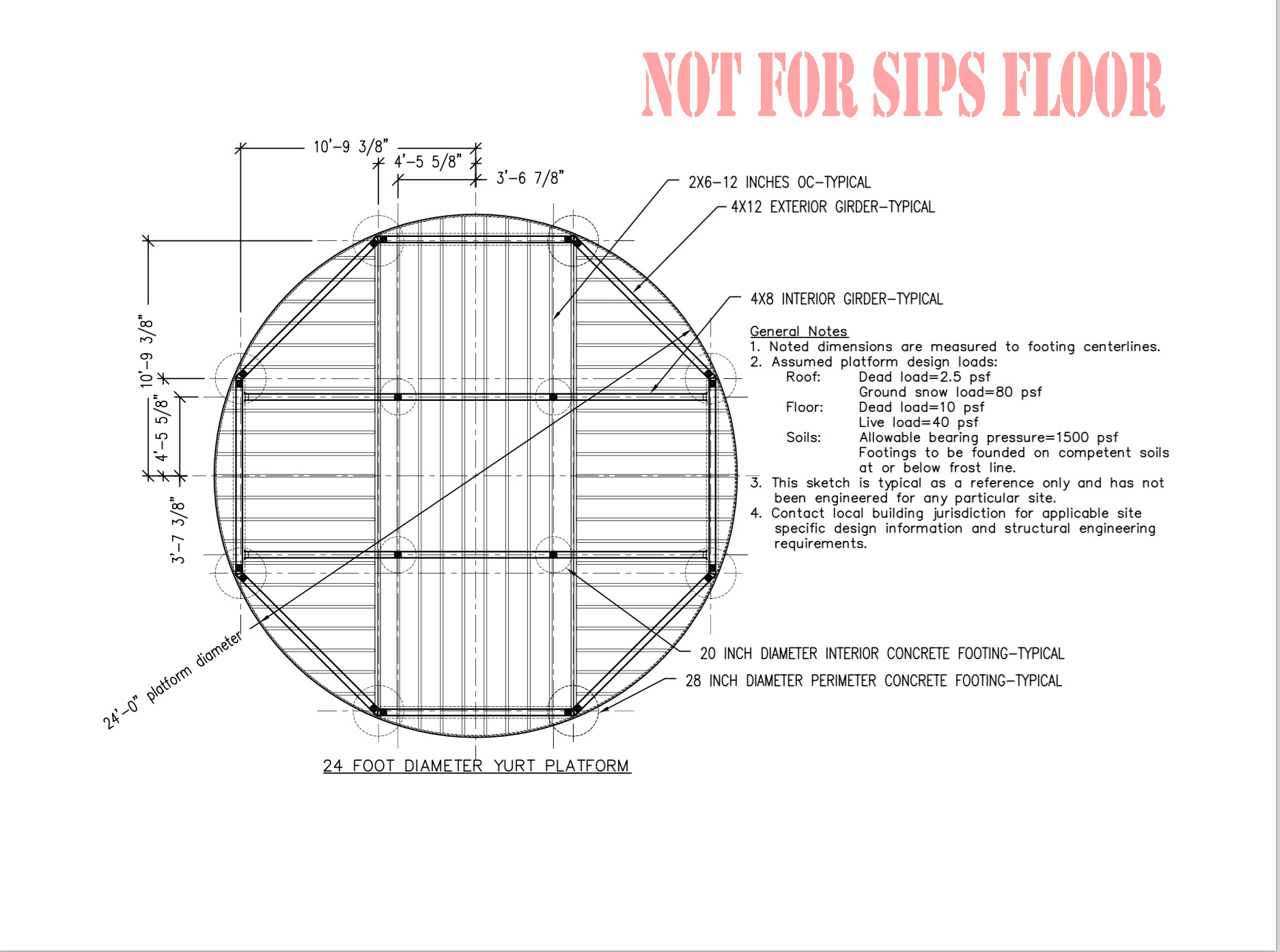 How To Build A Yurt Platform - Yurt Platform Plans - Shelter Designs